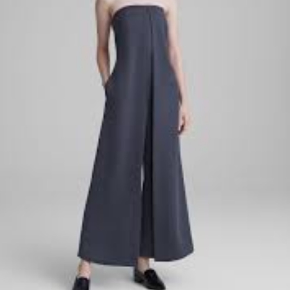 Club Monaco Strapless Satin jumpsuit New - Picture 5 of 16